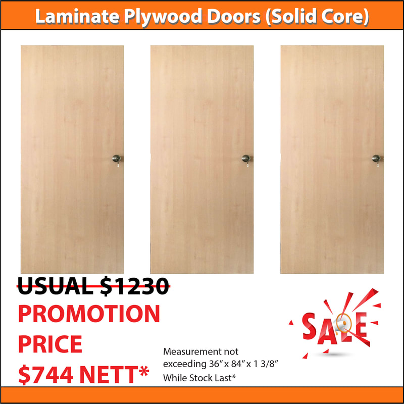 hdb solid laminate doors promotion