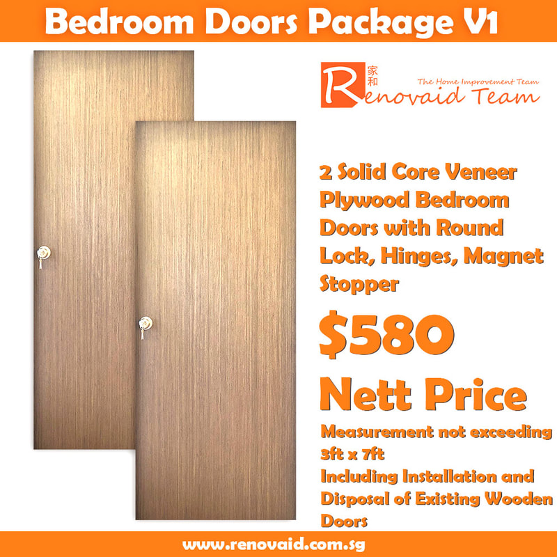 2 solid core veneer plywood doors promotion