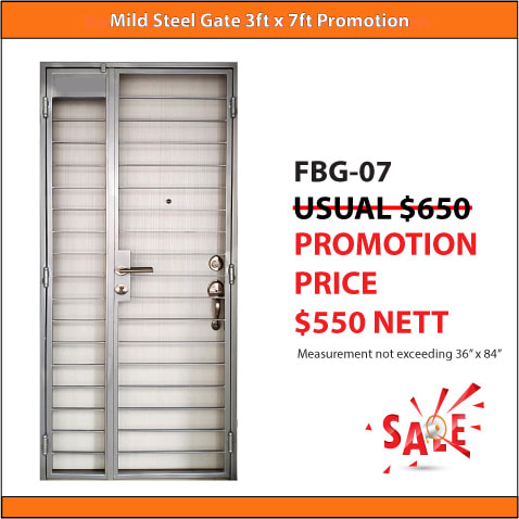 HDB Mild Steel Gate FBG01