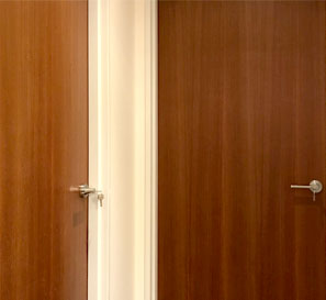 HDB Bedroom doors - Nyatoh Plywood Doors