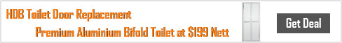 HDB Toilet Door Promotion
